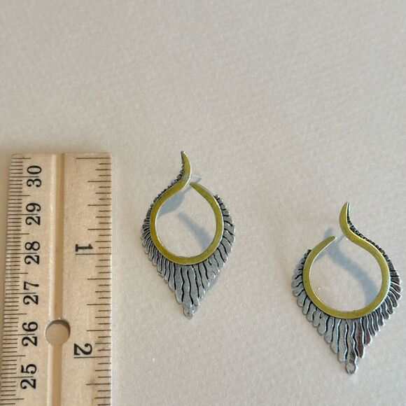 Boho wing Earrings #1525 - Picture 4 of 4
